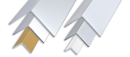 CORNIERE ANGLE SYMETRIQUE ALL - 2ML ALU ANODISE OR 10x10mm avec barre